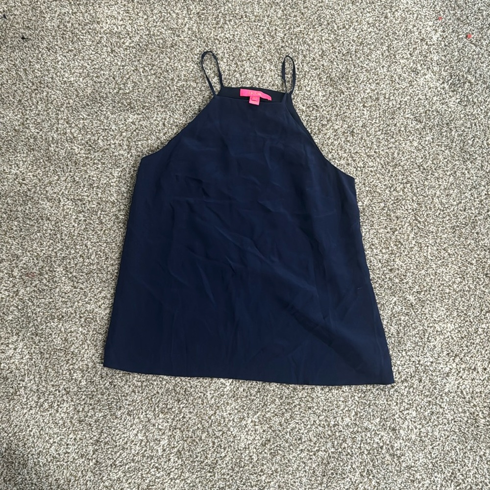 Lilly Pulitzer Lacy Tank 100% silk